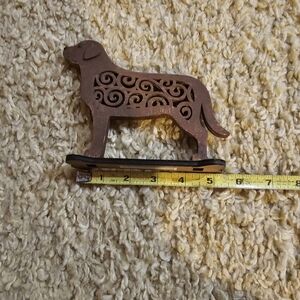 Decorative Brown Dog Silhouette